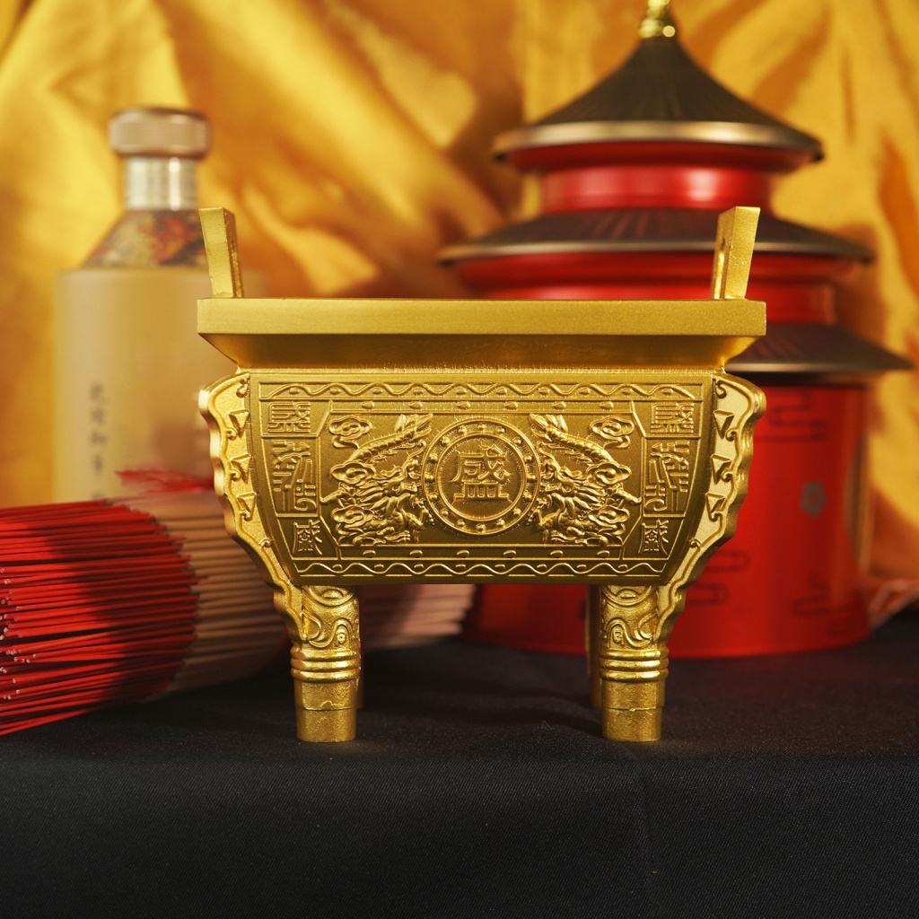 四方纳福黄金盛鼎Prosperous Golden Cauldron